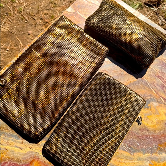Whiting and Davis bronze clutch